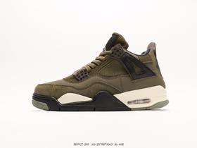 耐克乔丹Air Jordan 4 Olive复古运动篮球鞋FB9927-200男女鞋