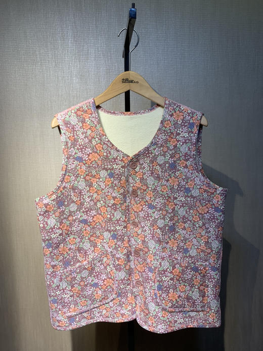 小碎花保暖百搭内搭超轻发热保暖马甲 商品图9