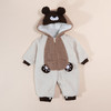 贝贝怡婴儿连体衣新款宝宝秋冬装外出抱衣哈衣爬服舒适睡衣JB4CL002 商品缩略图2