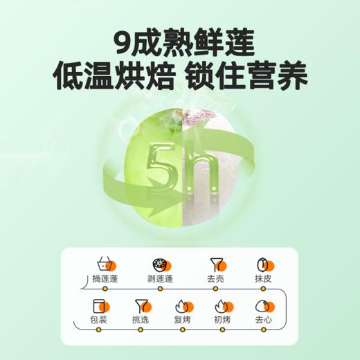 【杞里香磨皮白莲子干货去芯200g/袋】无芯湖南湘潭袋装搭百合银耳   稍煮即糯 色如凝脂 无芯三寸莲 商品图4