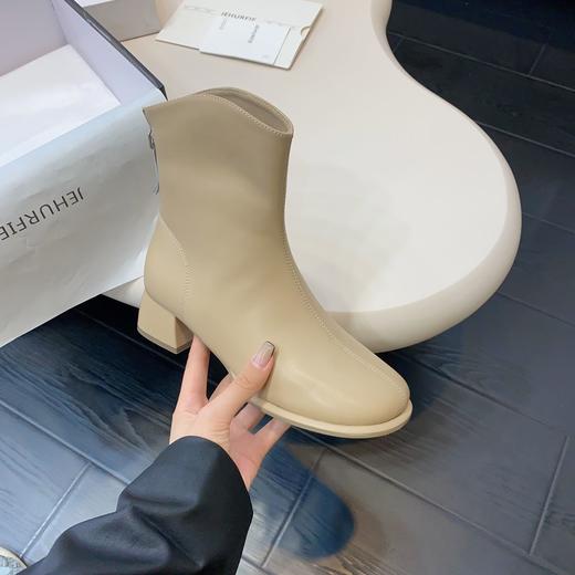 JEHURFIE秋冬新款羊皮短靴AB23226 商品图13