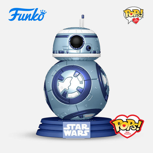 Funko POP Star Wars M.A.Wish BB-8(MT)电影 星球大战（BB-8）许愿基金会金属款手办 63672 商品图0