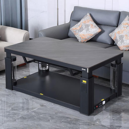 火焰山上下发热无炉款天威系列 电暖桌语音升降取暖桌电暖炉商用长方形烤火桌电烤桌茶几暖菜板 商品图7