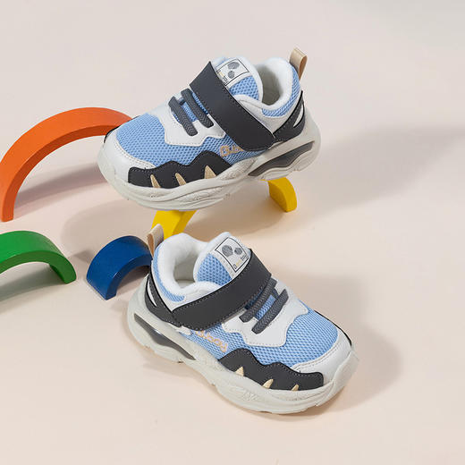 贝贝怡儿童运动鞋秋冬新款透气软底休闲鞋男女童网面跑步鞋234X522 商品图5