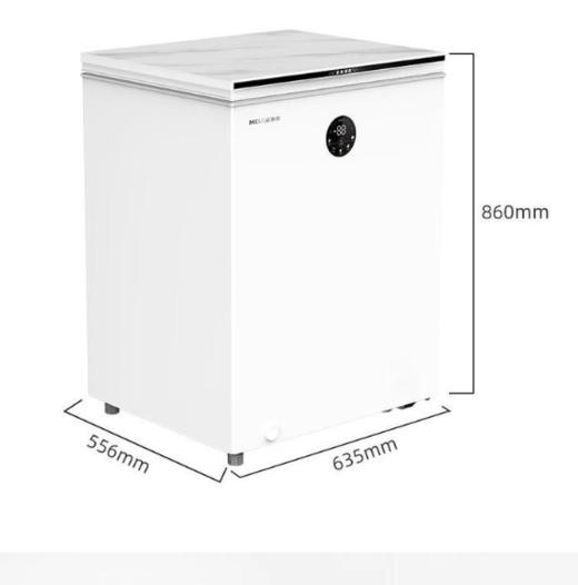 美菱BC/BD-143DTEB冷柜单温顶开玻璃面板 AI减霜 -40°超低温 白色 商品图2