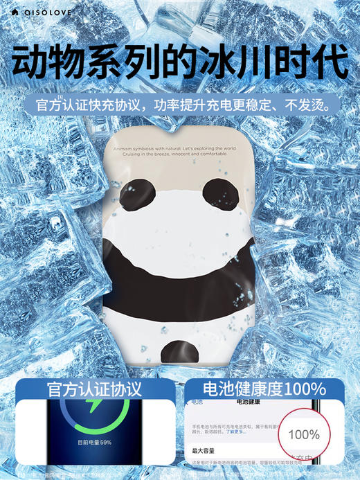 素乐 W12 pro 10000mah磁吸充电宝 森林派对系列 商品图6