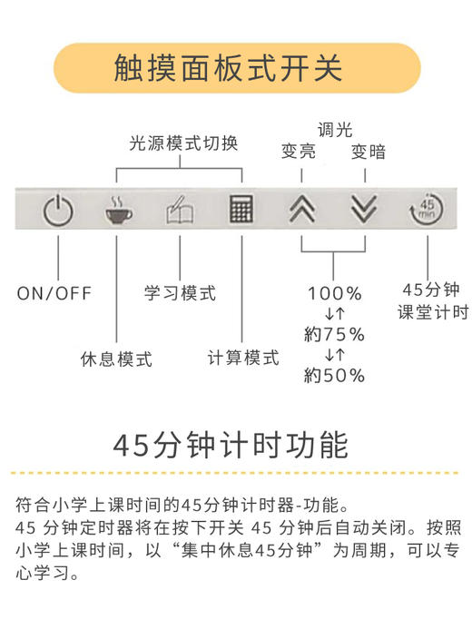 KOIZUMI日本小泉进口儿童护眼灯高显色学生台灯专用学习灯 商品图2