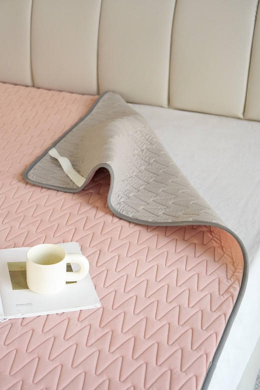 【全量检品】【外贸出口】牛奶绒保暖防滑乳胶床垫软垫（可机洗）  014C125077 商品图1