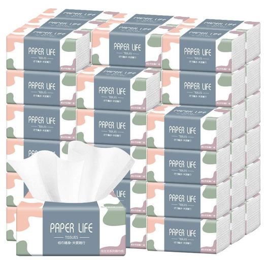 纸巾抽纸厂家60包整箱批发家用实惠装抽取式面巾纸原木浆卫生纸 商品图4