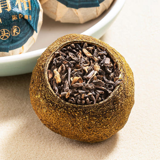 新会天马小青柑500克礼盒装 圆润小巧 柑香茶甜 商品图3