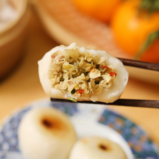 非遗桐庐米粿10个/袋 G20峰会指定早餐 白白胖胖糯糯叽叽 鲜而有嚼劲 商品图2