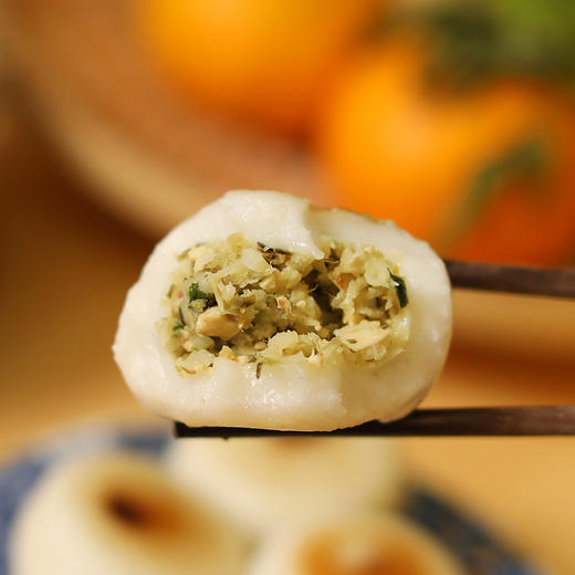 非遗桐庐米粿10个/袋 G20峰会指定早餐 白白胖胖糯糯叽叽 鲜而有嚼劲 商品图3