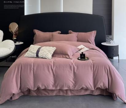 轻奢纯色火山磨毛四件套2.0*2.3m G117900032 商品图7