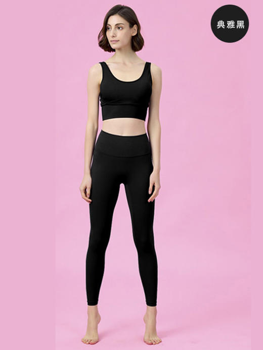 《福利款》套装哈瓦塔2022新款暴汗套装裸感3.0瑜伽服健身服跑步服舞蹈服春夏无袖套装H320102 商品图1