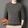 雪貂绒加绒加厚长袖针织衫男士秋冬季新款简约百搭保暖打底衫毛衣 商品缩略图2