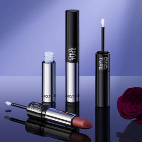 稚优泉双头口红雨衣镜面水光唇釉哑光唇泥女显白不易沾杯平价正品