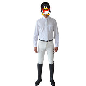 马术T恤 马术比赛衬衫 白色T恤 马术比赛衬衫 骑士装备