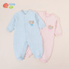 贝贝怡童装初生宝宝连体衣夹棉秋冬季和尚服家居爬服婴幼儿保暖衣ZB4CL017 商品缩略图3