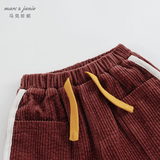 马克珍妮秋冬新款 男童泡泡灯芯绒加绒束脚裤221773 商品图4