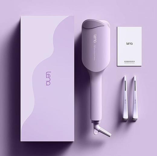 lena负离子蛋卷棒32mm蛋卷卷发棒 蓬松蛋卷夹板水波纹 卷发神器不伤发 蛋蛋卷头蛋糕卷 商品图2