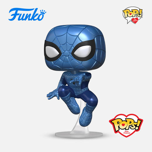 Funko POP Marvel M.A.Wish SpiderMan(MT)美漫 漫威英雄蜘蛛侠许愿基金会金属款手办 63675 商品图0