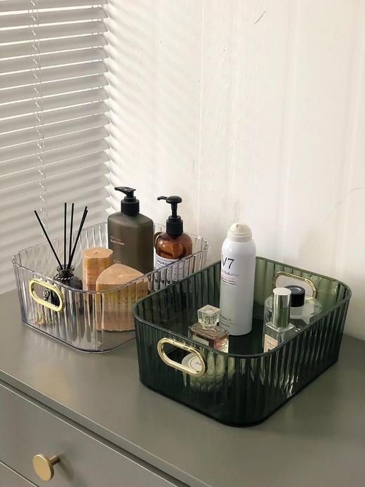 轻奢亚克力收纳盒|收纳盒颜值天花板️，超好看超实用❗️ 亚克力多功能收纳盒梳妆台、浴室、客厅、卧室、厨房、书房所有地方都能用，简约适合收纳 商品图3