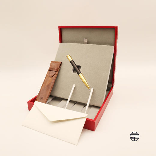 万物三 千| 黄财神转 jing 笔24K镀金版 文具套盒 商务礼品 商品图7