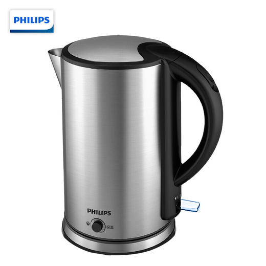 【家居】飞利浦（PHILIPS）电热水壶 304不锈钢 HD9316 1.7L 商品图0