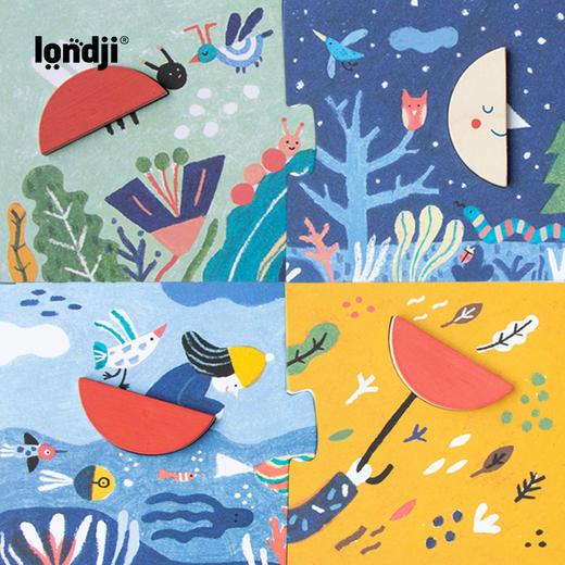 londji《魔法拼图》拼图 适合年龄2岁+ 西班牙玩具 PZ591U 商品图5