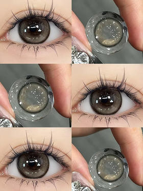 Jellydoll 魔镜棕 半年抛 两片 14.2mm 参考着色13.4mm 基弧8.6 含水38% 新锐国货