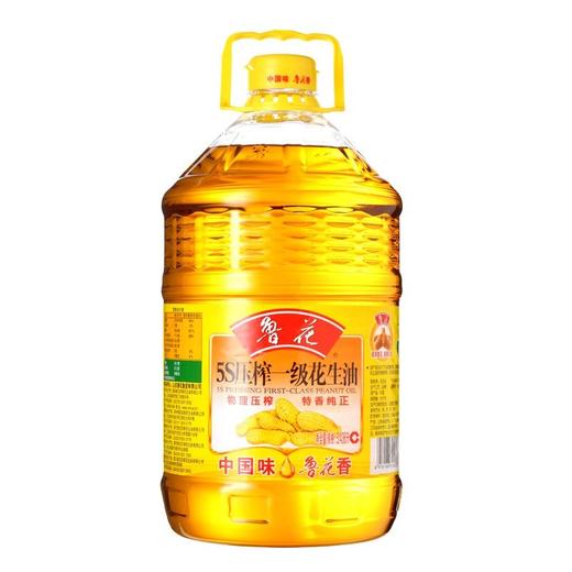 鲁花 5S物理压榨一级花生油 5.44l/桶 商品图0