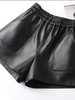 丁摩 海宁真皮短裤绵羊皮高腰显瘦靴裤子2869 商品缩略图2