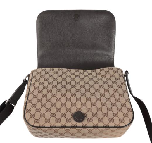 【新品到仓特惠秒】Gucci 古驰 男士经典褐色老花相机包/单肩包 11738 商品图8