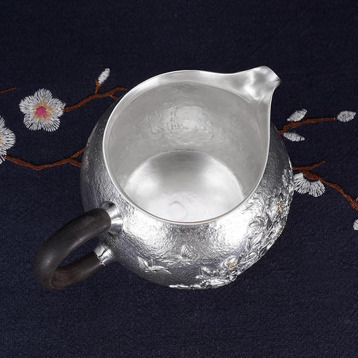 子佩集S990银【国色天香】牡丹提梁壶小茶壶公道杯摆件茶具套装【MH003】【MH005】【MH006】2311 商品图14