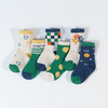 贝贝怡儿童卡通棉袜四季款男宝宝舒适平纹袜宝宝袜（6双装）JB5CP004 商品缩略图2