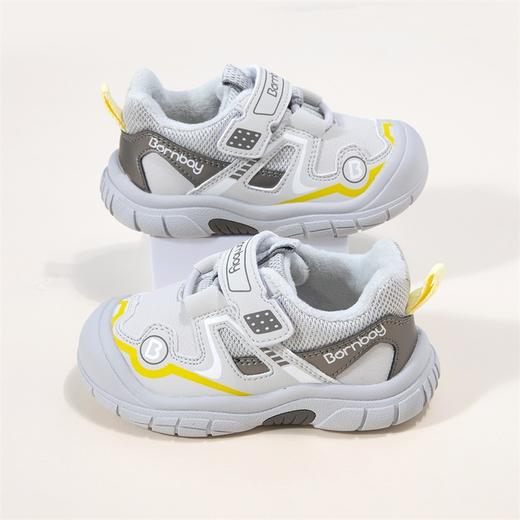 贝贝怡童鞋加绒男童运动鞋小童软底休闲鞋防臭稳步鞋透气宝宝鞋女ZB4CX001 商品图8