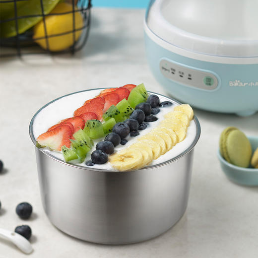 【小程序】小熊(Bear) 酸奶机家用全自动微电脑可定时不锈钢内胆酸奶发酵菌 【三档酸度+304内胆】SNJ-C10H1 商品图3