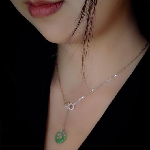 18k锁骨链【偏爱】平安扣版 商品图1