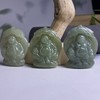 和田玉吊坠 -青黄口莲花座佛公 商品缩略图0