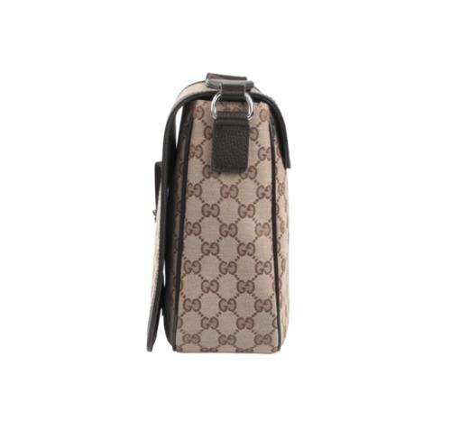 【新品到仓特惠秒】Gucci 古驰 男士经典褐色老花相机包/单肩包 11738 商品图3