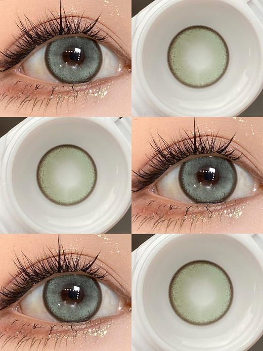 Newscoko 菩提雪梨 年抛 两片 14.2mm 参考着色13.8mm 基弧8.6 含水38% 韩国进口 商品图1