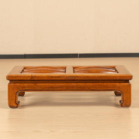 二十世纪 黄花梨束腰马蹄腿滚凳