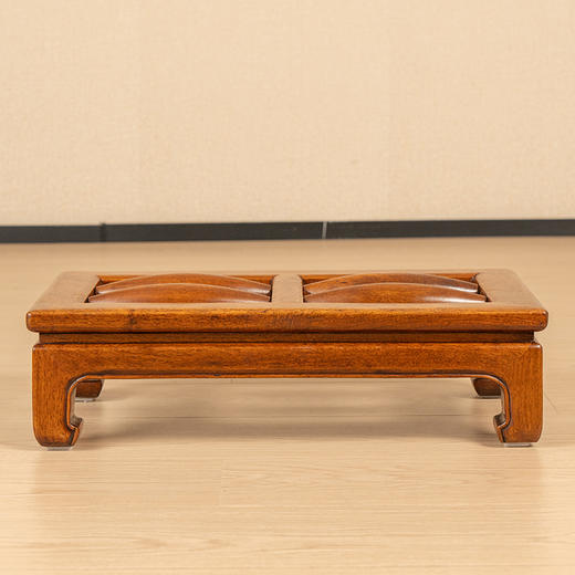 二十世纪 黄花梨束腰马蹄腿滚凳 商品图0