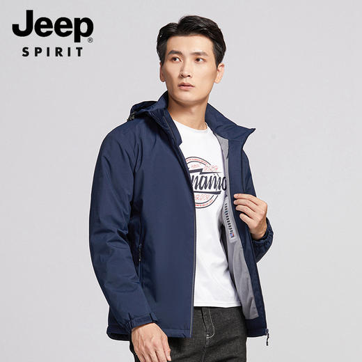 【亲肤摇粒绒 外防风内保暖】JEEP SPIRIT防风外套 商品图4