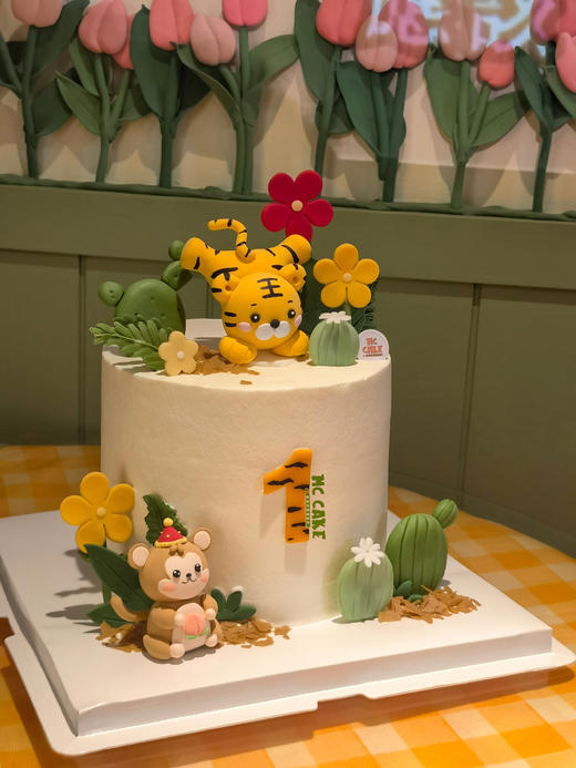 小老虎宝宝周岁蛋糕 商品图1