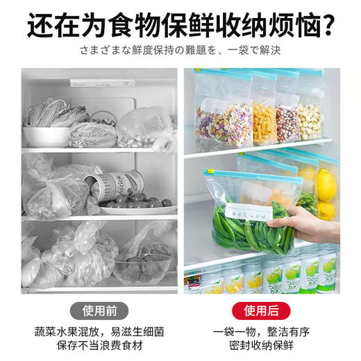 坚果自封密实塑封袋    拉链保鲜袋家用密封袋食品级冰箱收纳2.77 商品图1