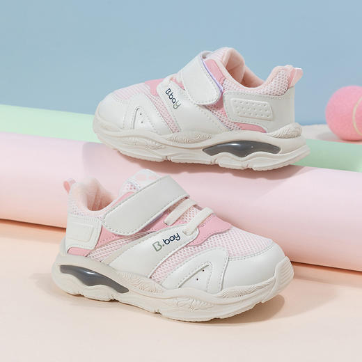贝贝怡童鞋跑步鞋秋冬软底男女童机能鞋网面透气运动鞋子234X521 商品图5