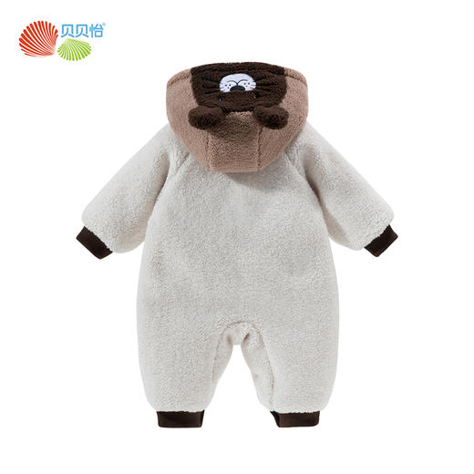 贝贝怡婴儿连体衣新款宝宝秋冬装外出抱衣哈衣爬服舒适睡衣JB4CL002 商品图7