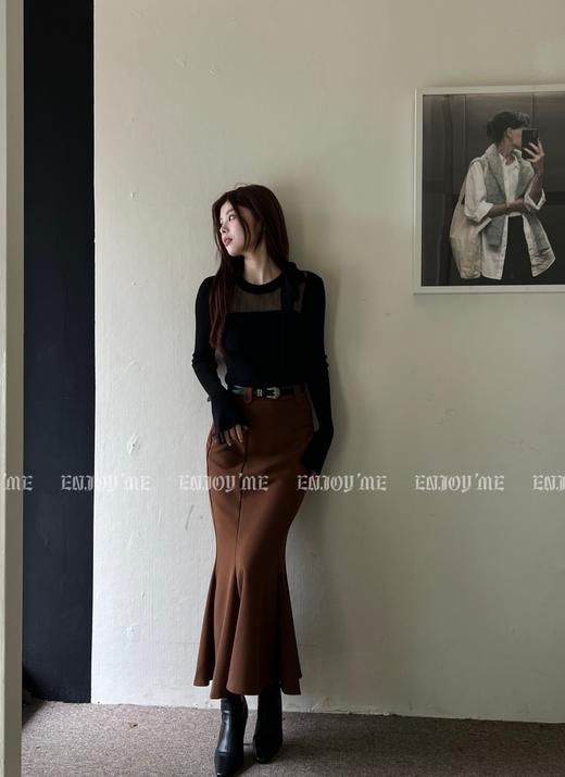 秋季浪漫主义-百搭鱼尾长半裙 154576379 商品图1