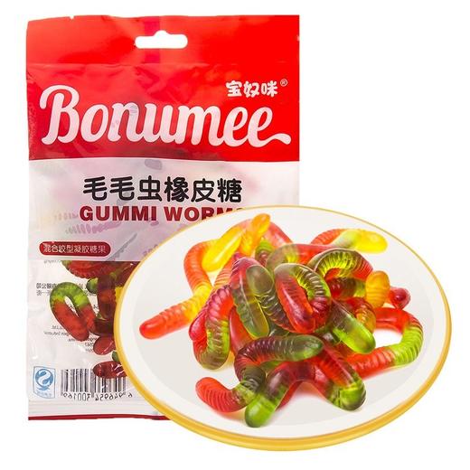 宝奴咪 毛毛虫橡皮糖 150g/包 商品图0